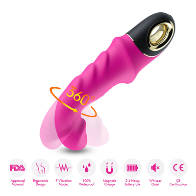 Juguetes secretos recargables de lujo del sexo del Masturbator USB del clímax del punto de G de las mujeres