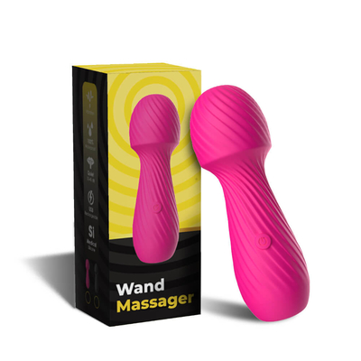 Orgasmo del clítoris femenino recargable de la entrerrosca del vibrador USB de la vara de Mini Portable sistema de pesos americano