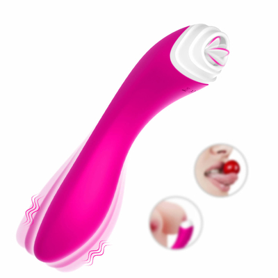 Estimulador de Licker de la lengua del vibrador del consolador, Massager impermeable del estímulo de la vagina