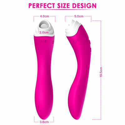 Estimulador de Licker de la lengua del vibrador del consolador, Massager impermeable del estímulo de la vagina