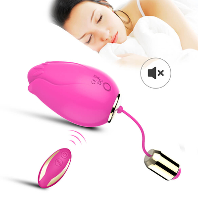 Juguetes vibrantes del sexo del huevo del punto de G para el control inalámbrico Mini Flower Silicone de las mujeres