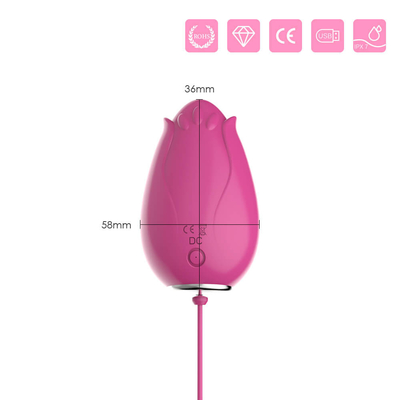 Juguetes vibrantes del sexo del huevo del punto de G para el control inalámbrico Mini Flower Silicone de las mujeres
