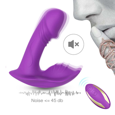 Vibrador usable del punto de G del silicón de las bragas teledirigidas, juguete del sexo del vibrador del consolador