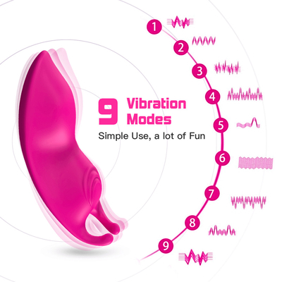 Vibrador personal resistente Bunny Clitoris Stimulation de las bragas del clip magnético de agua