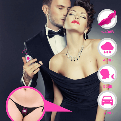 Vibrador personal resistente Bunny Clitoris Stimulation de las bragas del clip magnético de agua