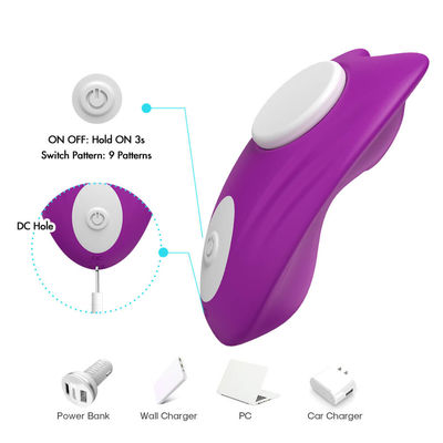 Usables invisibles teledirigidos de la velocidad del clítoris del vibrador magnético de las bragas 9