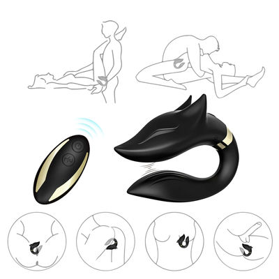 Vibrador dual teledirigido del sexo del estimulador de la vagina del masaje del cuerpo de los motores para los pares