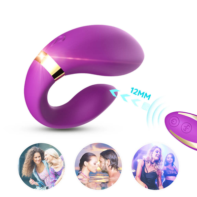 Juguetes adultos de tomadura de pelo de los pares de los ambientes remotos del Massager de los motores del Foreplay dual de la vibración