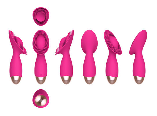 149.2*51*45.6m m Didlo realista de lamedura fuerte para las mujeres impermeabilizan el vibrador de la bala