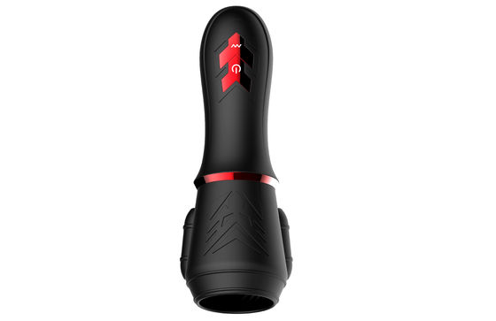 Vara del sistema de pesos americano de los hombres - Massager del Masturbator del vibrador de la taza del ejercicio del bálano 10 frecuencias, motores duales