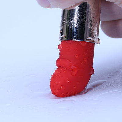 vibrador adulto de Toy For Woman Lipstick Bullet del adulto del vibrador de los juguetes del silicón de 100m m