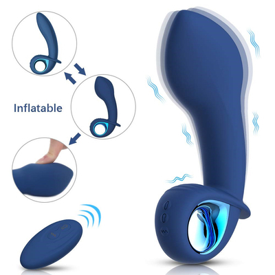 Enchufe vibrante inflable teledirigido del extremo