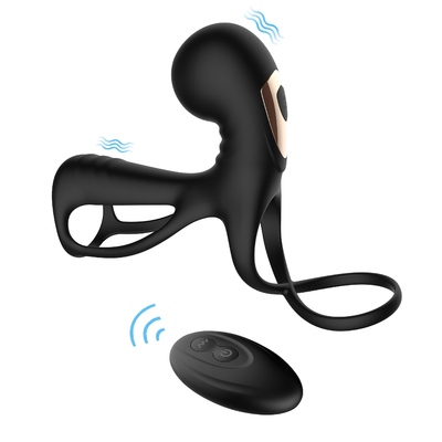 Manga masculina vibrante del pene del silicón del Masturbator de la próstata del PDA para hombre del Massager