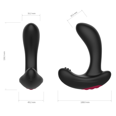 El sexo gay IPX5 juega el enchufe anal inflable del asno del silicón de la salud de los juguetes del sexo del enchufe para el varón