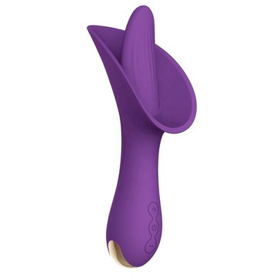 Lengua reservada del silicón de 10 velocidades que lame los juguetes del clítoris del estímulo de los adultos del vibrador