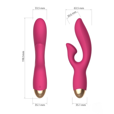 Juguete del sexo del vibrador del punto de G del Massager del cuerpo adulto del vibrador del conejo del gatito de RoHS