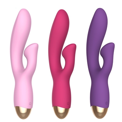 Juguete del sexo del vibrador del punto de G del Massager del cuerpo adulto del vibrador del conejo del gatito de RoHS