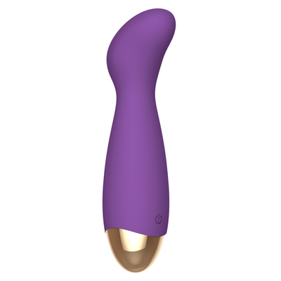 Massager personal femenino flexible Barbara Purple Silicone Vibrator interna de 139.2m m