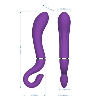 IPX6 10 frecuencias de la vagina del sexo artificial Toy For Women del vibrador 206.2*60.9*35.4m m