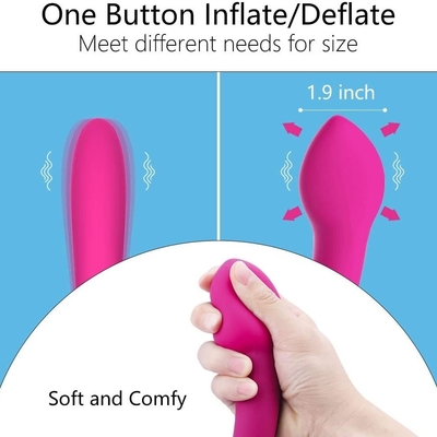 Enchufe anal inflable del extremo del Massager de Vaginal Orgasm Vibrator Men Prostate del vibrador