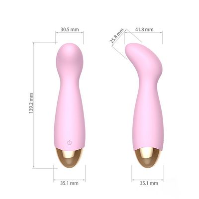 Vibrador del consolador de la vagina del clítoris para los juguetes adultos recargables del sexo de las mujeres