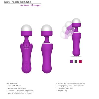 Vibrador principal adulto ajustable del gatito de las mujeres de los juguetes del sexo IPX5 para el placer sexual