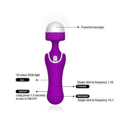 Vibrador principal adulto ajustable del gatito de las mujeres de los juguetes del sexo IPX5 para el placer sexual