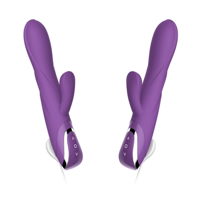 El vibrador del conejo del punto de Dildo Vibrating G del control remoto con las mujeres de Bunny Ears For Clitoris Stimulation juega
