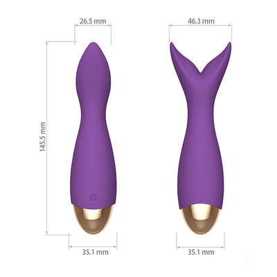 Massager eléctrico de la vara Clit del vibrador en forma de Y recargable del vibrador del ODM USB