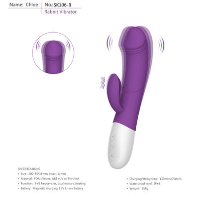 Vibrador femenino teledirigido de calefacción inteligente del orgasmo del consolador con varias velocidades