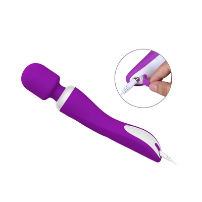 Massager personal femenino de encargo del silicón del consolador de la prenda impermeable del vibrador suave del silicón