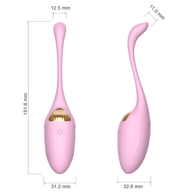 Sexo vibrante Toy Rechargeable Bullet With Remote de los huevos del vibrador femenino de la masturbación