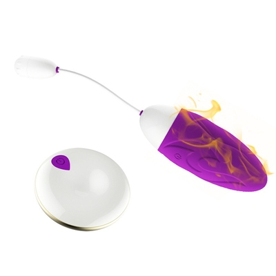 Sexo vibrante Toy Comfortable Purple Egg Vibrator de los huevos de la seguridad de la salud 87*33*33m m
