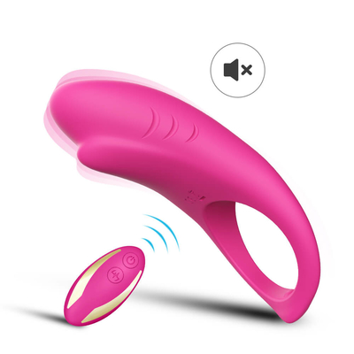 Eyaculación flexible del retraso del vibrador del pene del anillo IPX7 del gallo del vibrador 3.7V para el hombre