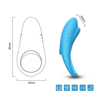 Eyaculación flexible del retraso del vibrador del pene del anillo IPX7 del gallo del vibrador 3.7V para el hombre