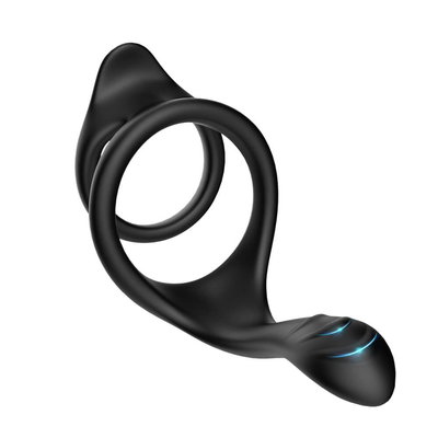 Anillos completos dobles de la erección del pene del silicón de Ring Sex Toy 80x70x50m m del pene del lazo