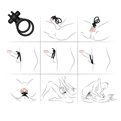Sexo vibrante de los pares de Ring All Round Tight For del gallo del silicón durable potente IPX7