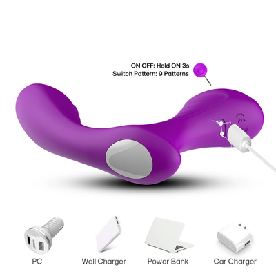 El Massager eléctrico de la próstata del orgasmo masculino da el Masturbator anal libre del vibrador del extremo