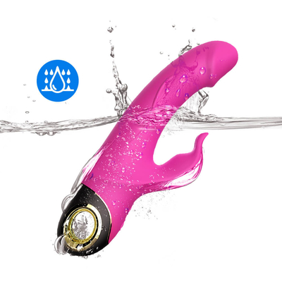 Mujeres Vaginal Clitoris Stimulator Sex Toy del vibrador del conejo del punto de G del adulto que sorprenden