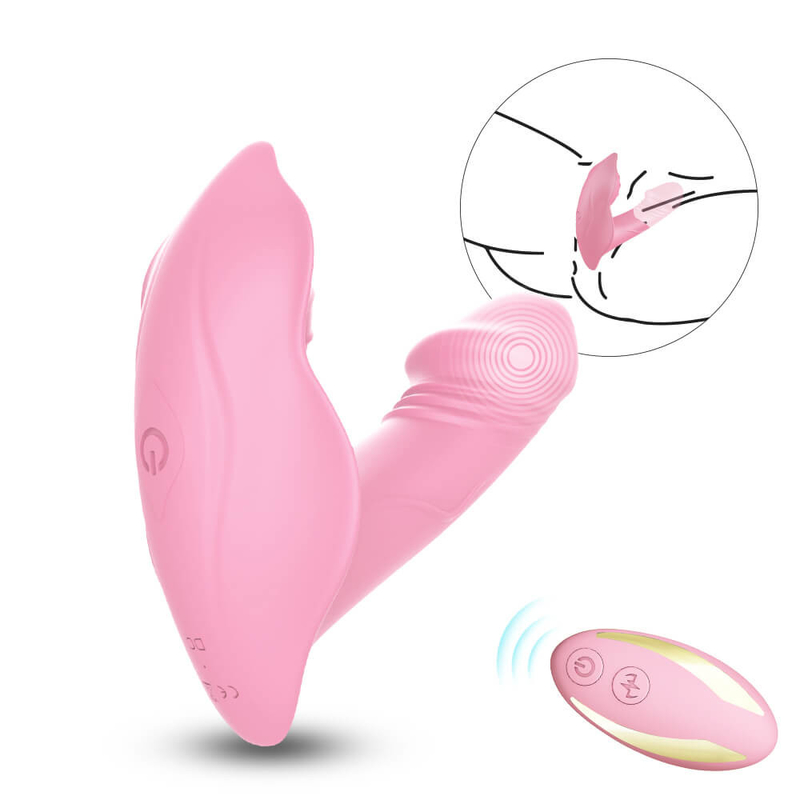 Vibrador usable del punto de G del silicón de las bragas teledirigidas, juguete del sexo del vibrador del consolador