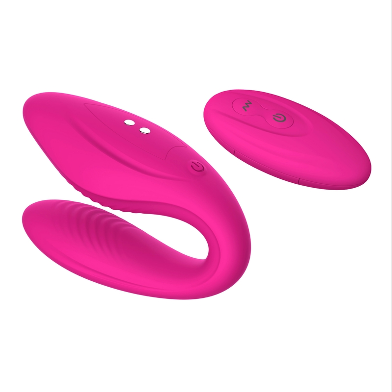 C forma el vibrador usable de Toy Wireless Remote Control Couples Clit del sexo del vibrador del punto de G