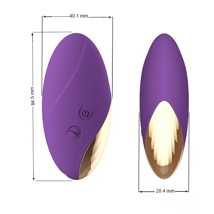 Vibrador silencioso de la comodidad para las mujeres que vibran los huevos del salto que vibran el silicón de las bolas del amor