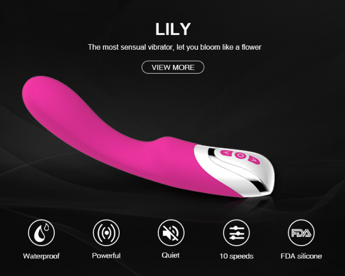 Orgasmo estimulante y vibrador femenino calentado de impermeabilización de la vagina del silencio cómodo del estímulo del vibrador del silicón